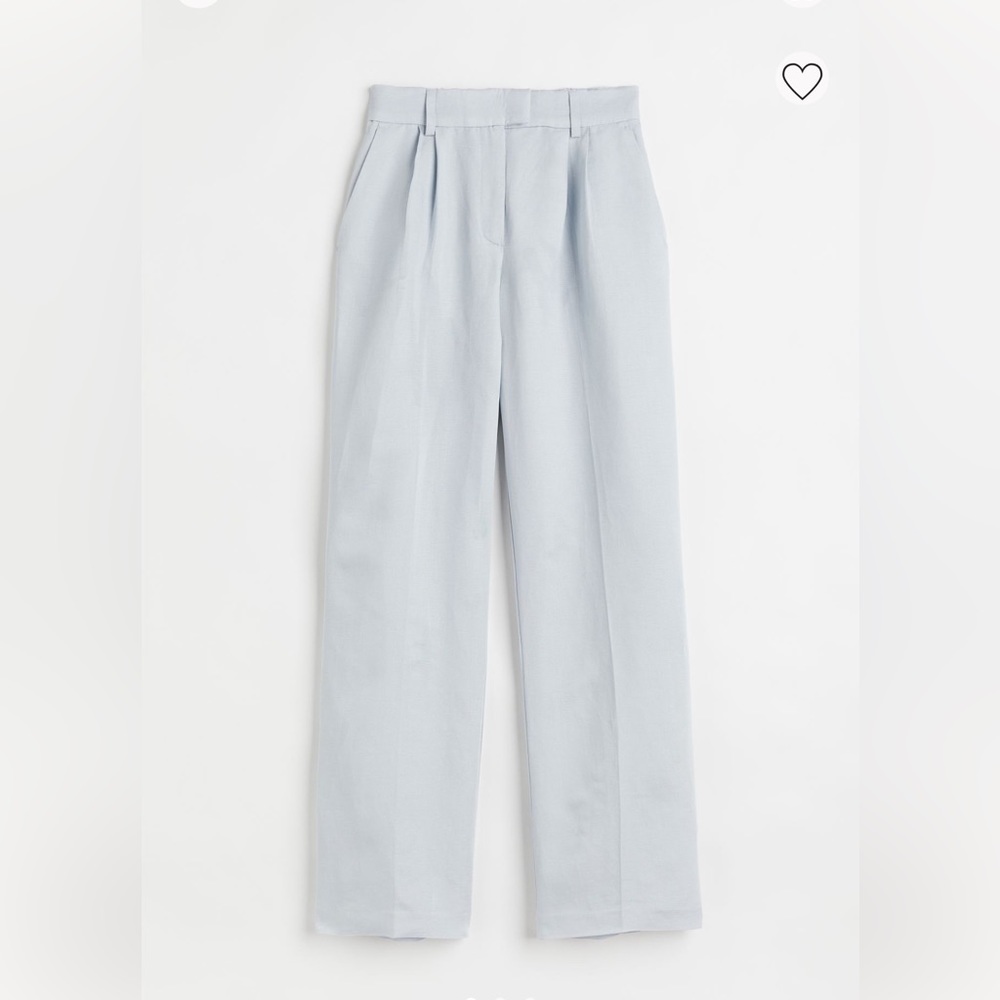 H&M Blue linen pants
